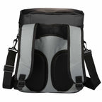 Leakproof Backpack Cooler for 20 Cans Transfer - Black - Back