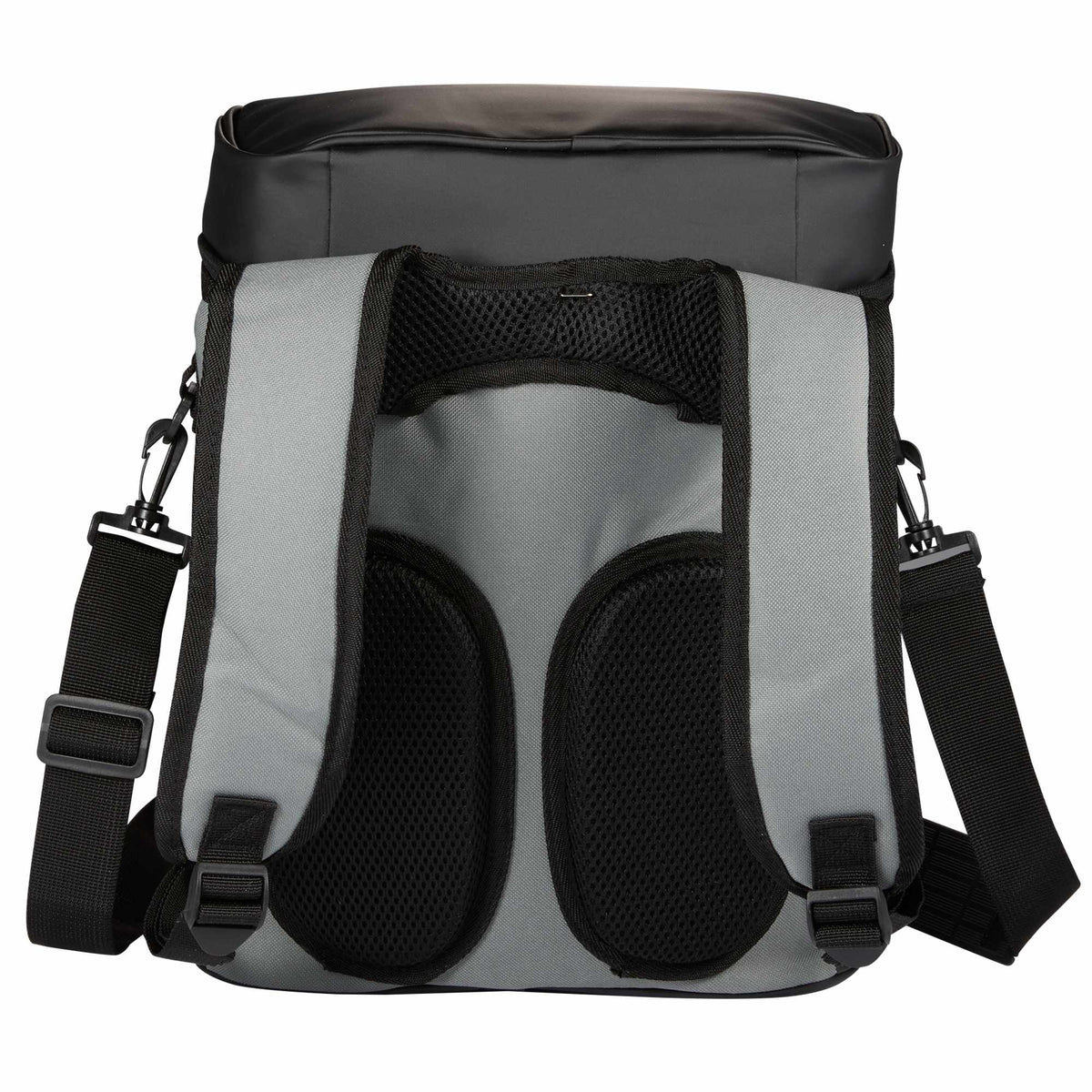 Leakproof Backpack Cooler for 20 Cans Transfer - Black - Back