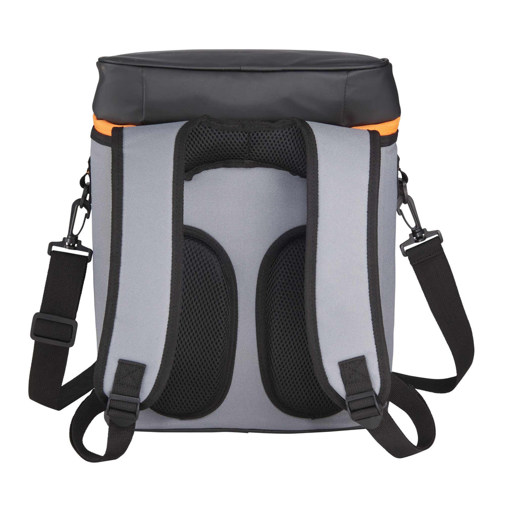 Leakproof Backpack Cooler for 20 Cans Transfer - Orange - Back