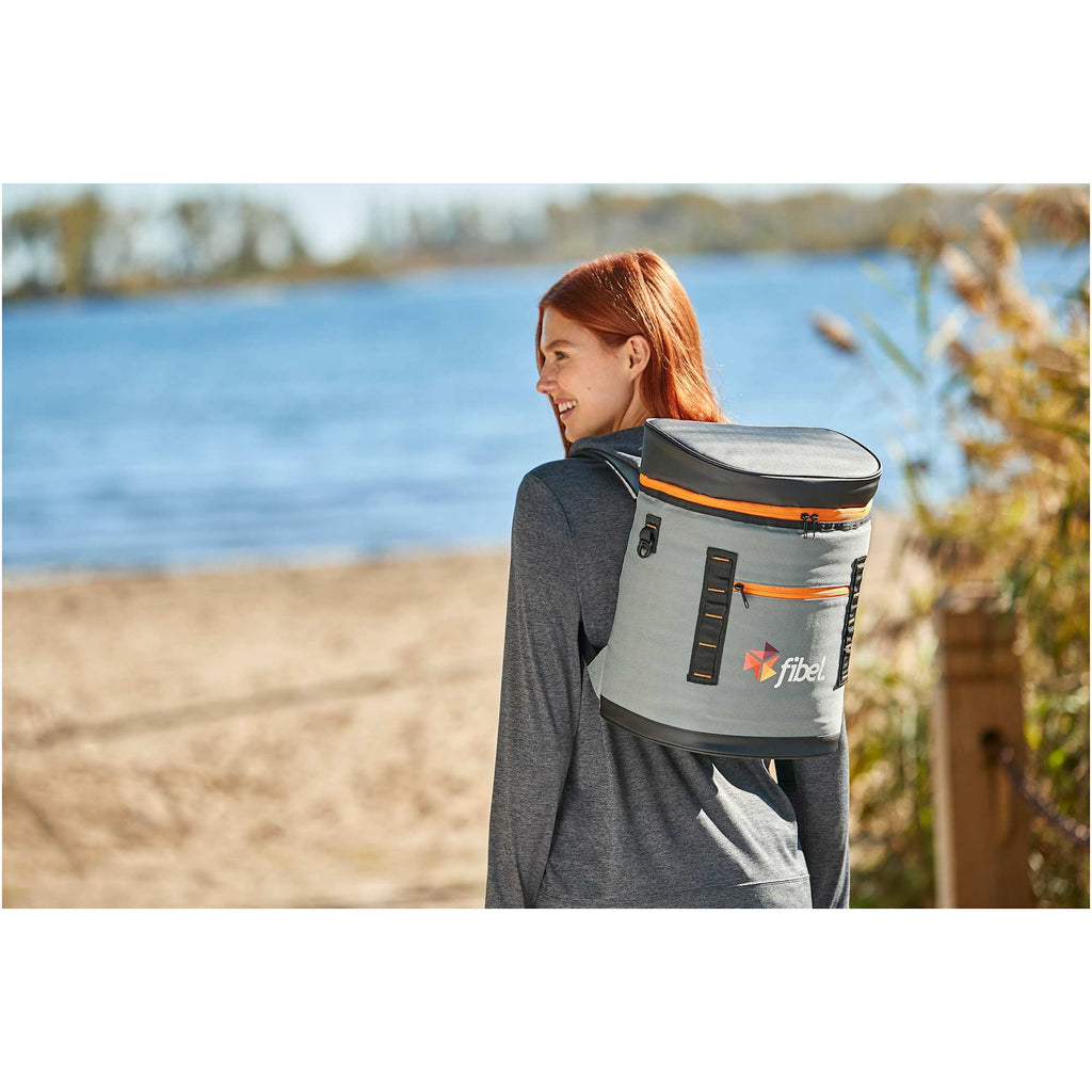 Leakproof Backpack Cooler for 20 Cans Transfer - Orange - Front 2