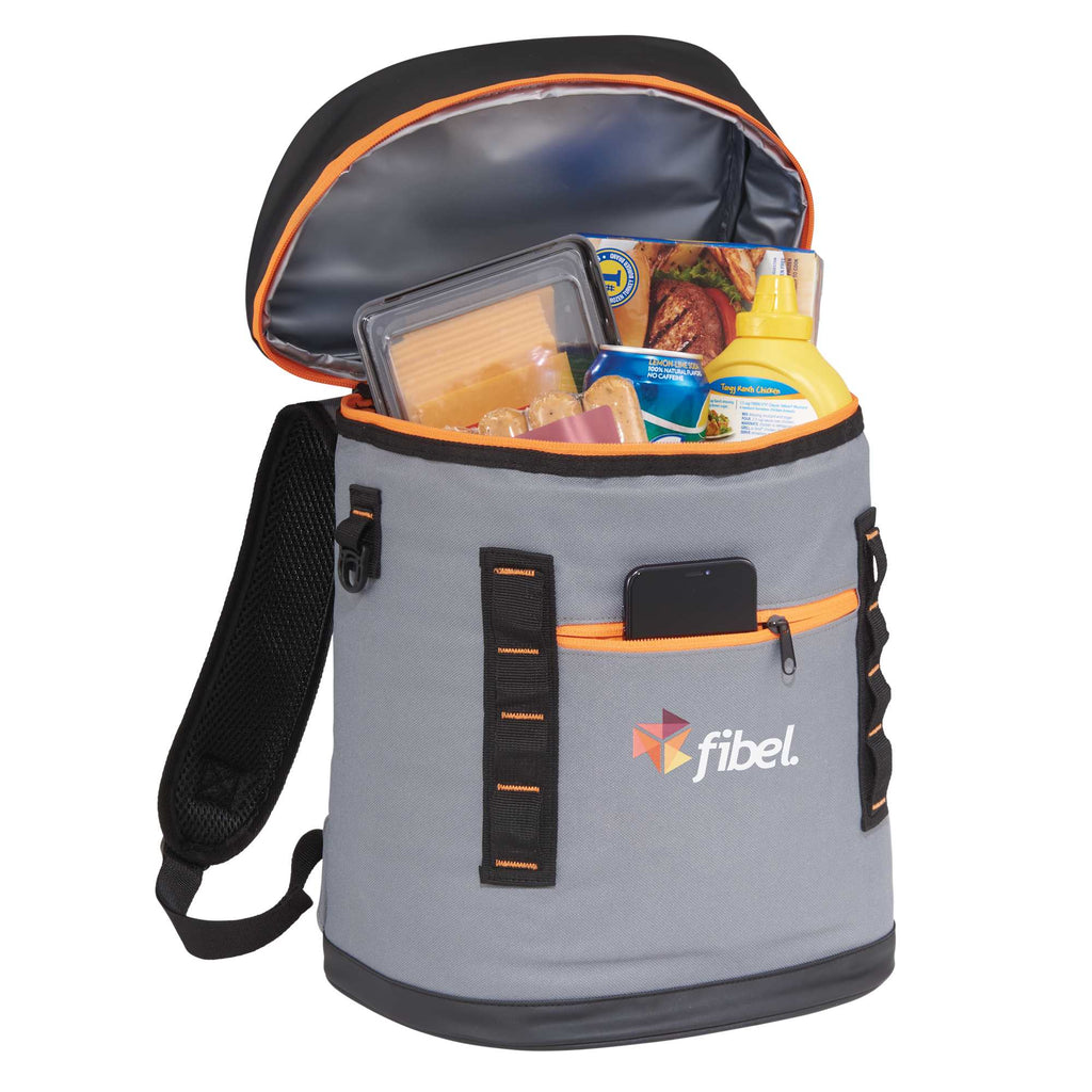 Leakproof Backpack Cooler for 20 Cans Transfer - Orange - Photo