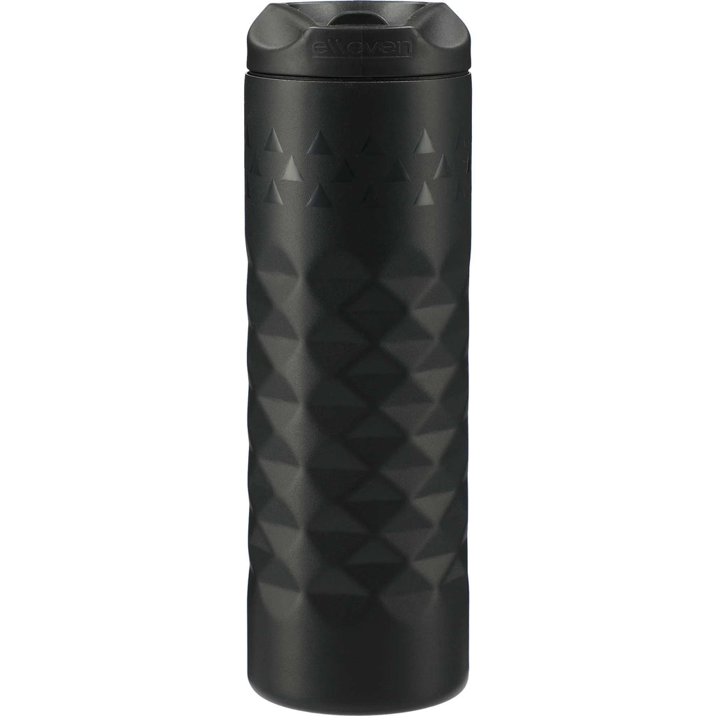Leakproof Copper Vacuum Tumbler with Slide Lid, 16 oz - Black - Back