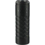 Leakproof Copper Vacuum Tumbler with Slide Lid, 16 oz - Black - Back