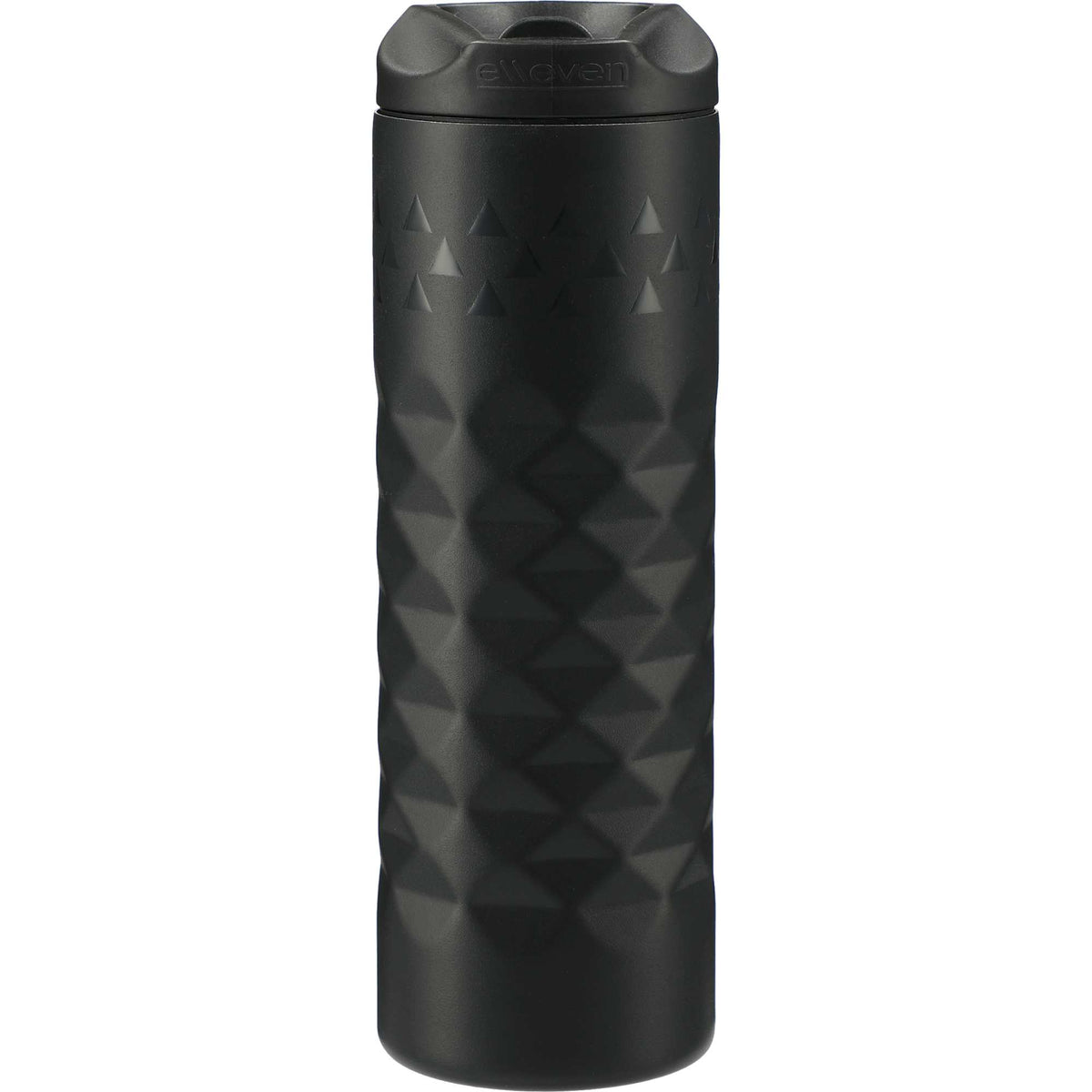 Leakproof Copper Vacuum Tumbler with Slide Lid, 16 oz - Black - Back