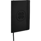 Leather-Look Soft Cover Journal, 5.5 x 8.5 Inches Debossing - Black - Photo