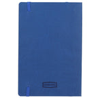 Leather-Look Soft Cover Journal, 5.5 x 8.5 Inches Debossing - Blue - Back