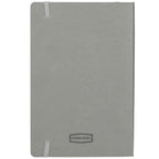 Leather-Look Soft Cover Journal, 5.5 x 8.5 Inches Debossing - Gray - Back