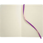 Leather-Look Soft Cover Journal, 5.5 x 8.5 Inches Debossing - Purple - Front 2