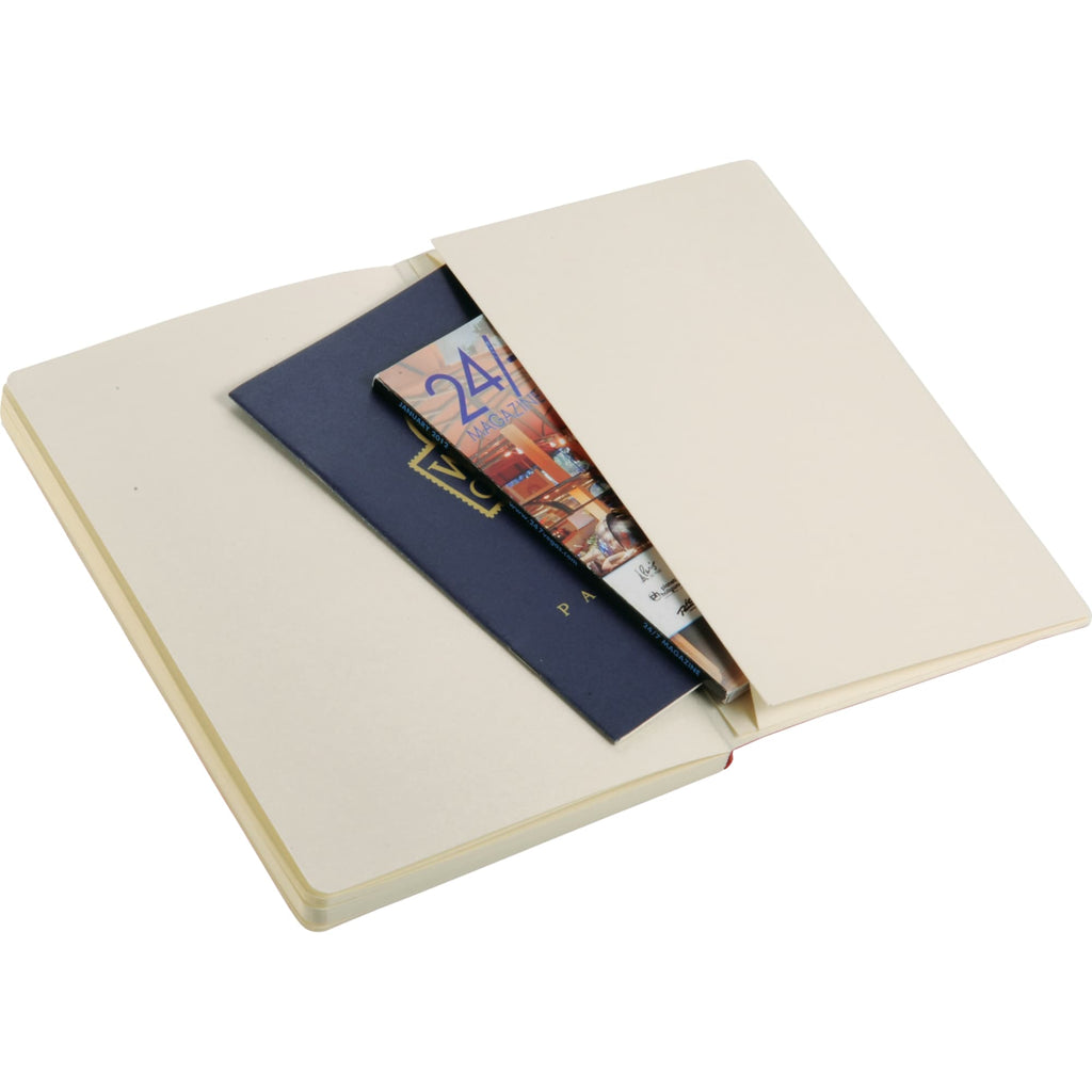Leather-Look Soft Cover Journal, 5.5 x 8.5 Inches Debossing - Red - Photo 2