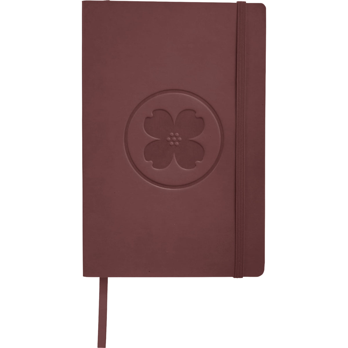 Leather-Look Soft Cover Journal, 5.5 x 8.5 Inches Debossing - Terra Cotta - Front