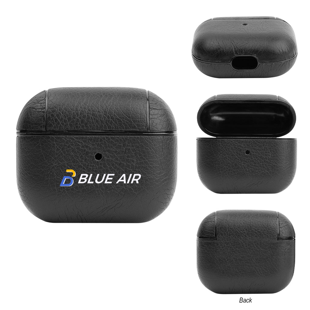 Leatherette Charging Case for Earbuds - Full Color