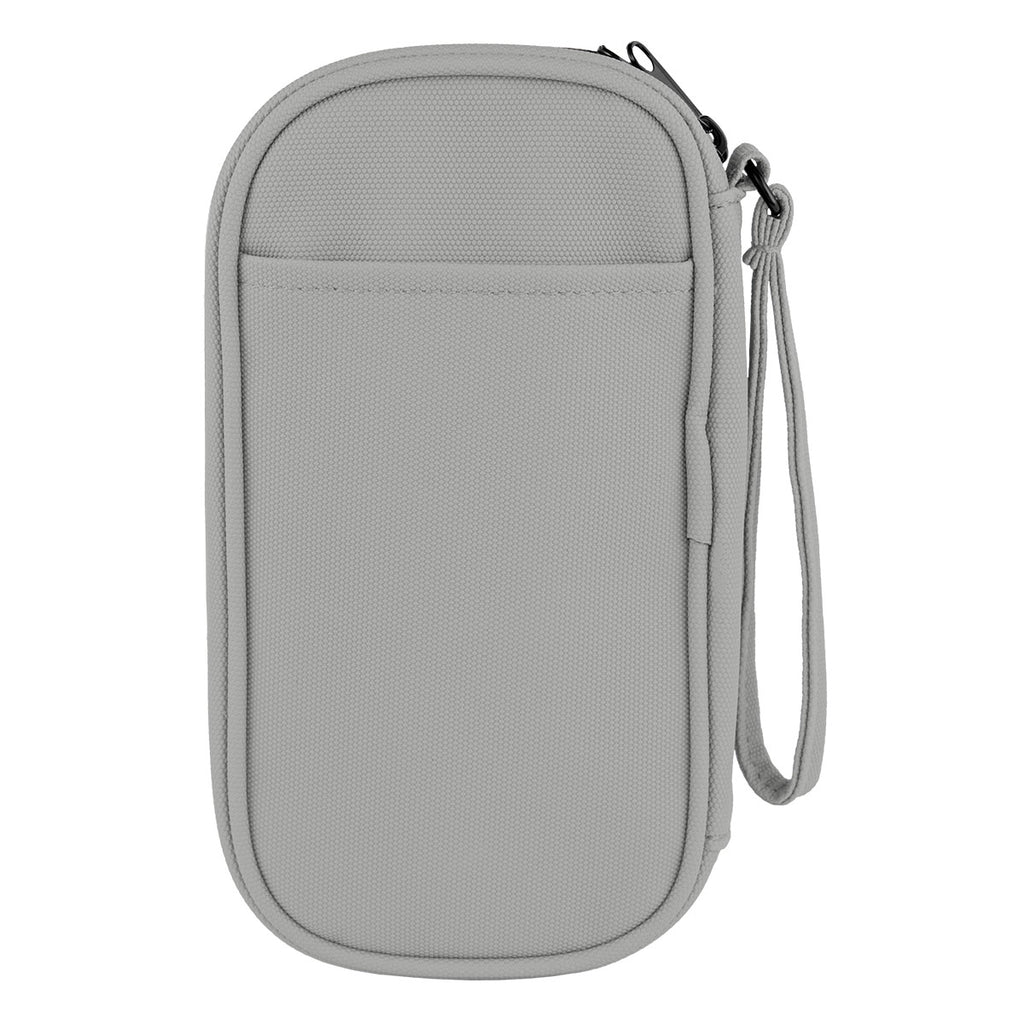 Leatherette Tandem Travel Organizer for Tech - Gray - Blank