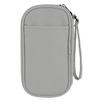 Leatherette Tandem Travel Organizer for Tech - Gray - Blank