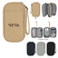 Leatherette Tandem Travel Organizer for Tech - Leatherette Tandem Tech Travel Organizer