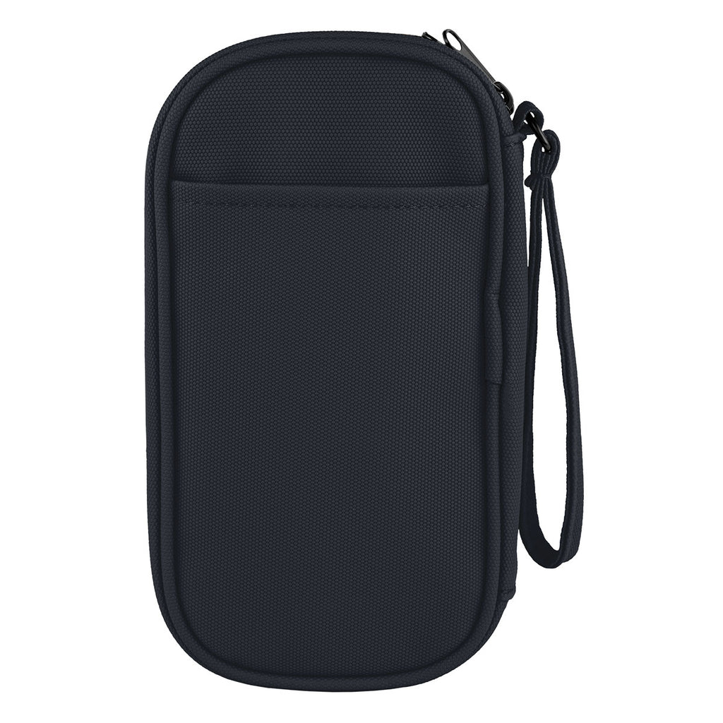 Leatherette Tandem Travel Organizer for Tech - Navy - Blank