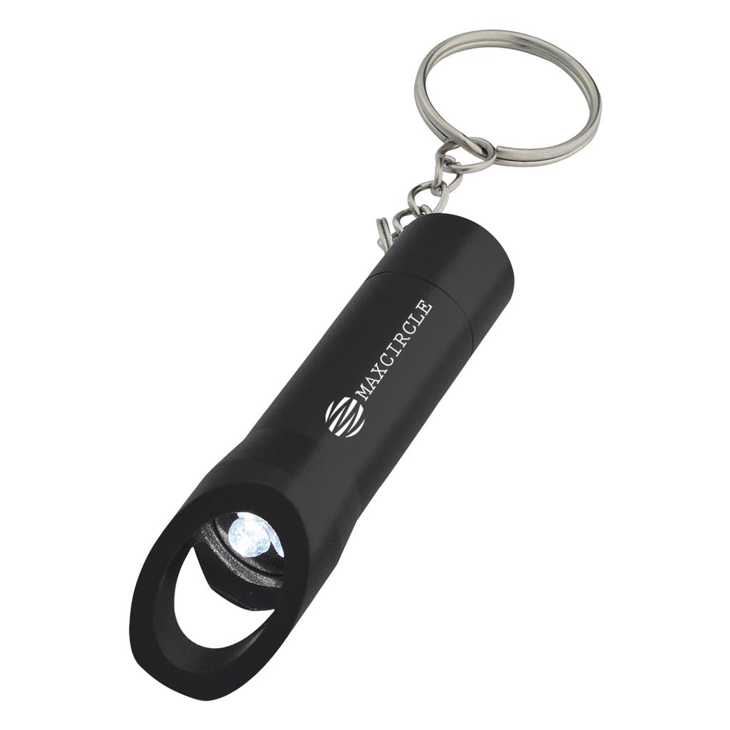 LED Flashlight and Bottle Opener in Aluminum - Laser Engraving