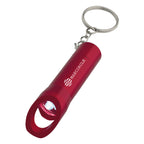 LED Flashlight and Bottle Opener in Aluminum - Laser