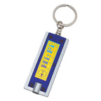 LED Keychain, Rectangular Full Color - Blue - Full Color