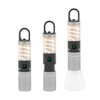 LED Lantern and Flashlight on a Carabiner - Clear with Black - Lights