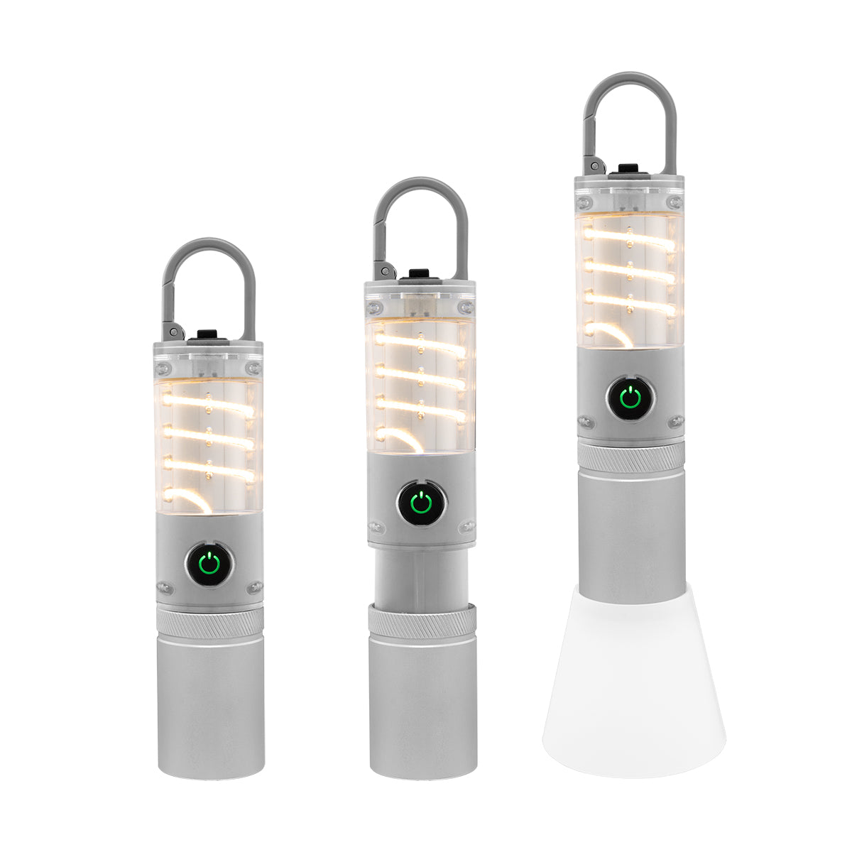 LED Lantern and Flashlight on a Carabiner - Lights