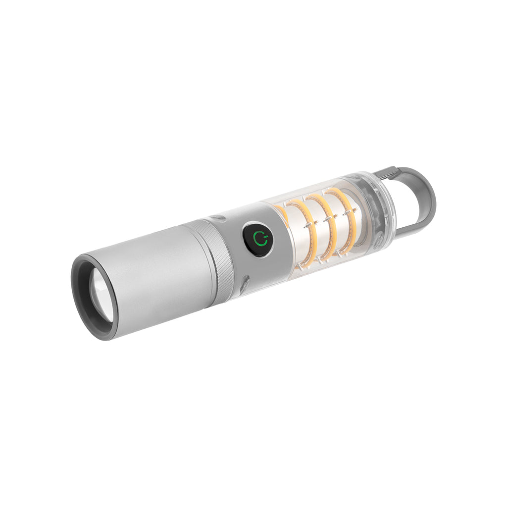 LED Lantern and Flashlight on a Carabiner