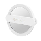 LED Mirror on a Swivel Handle - White - Full Color