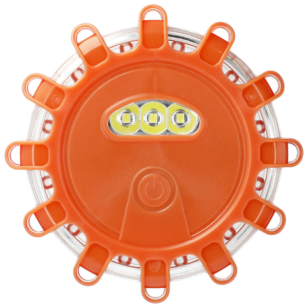 LED Roadside Flare with Five Light Modes Transfer - Orange - Front 2