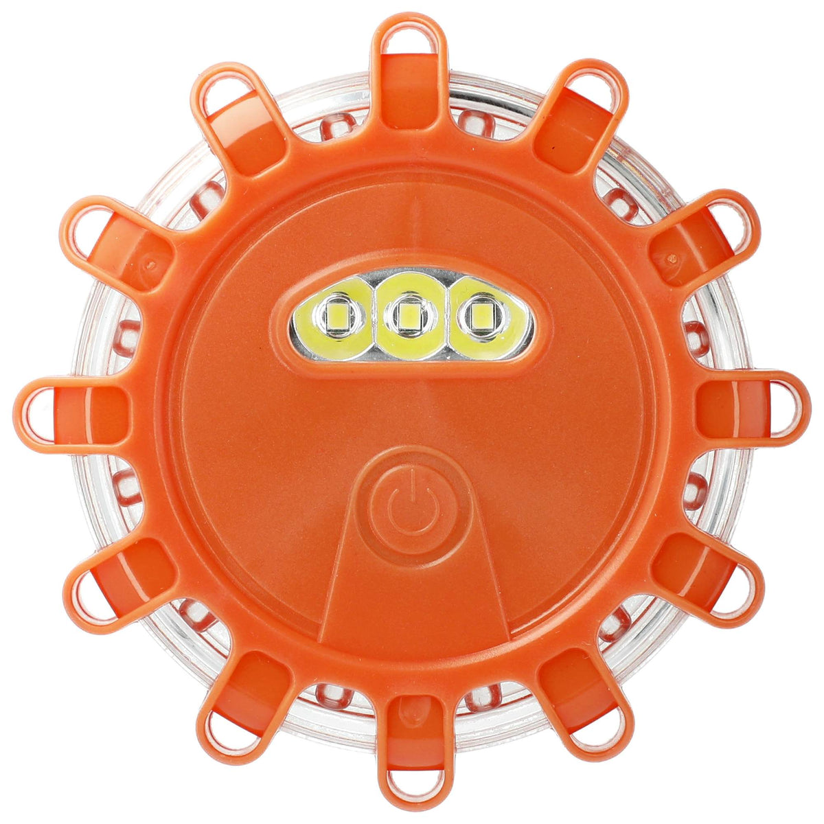 LED Roadside Flare with Five Light Modes Transfer - Orange - Front 2