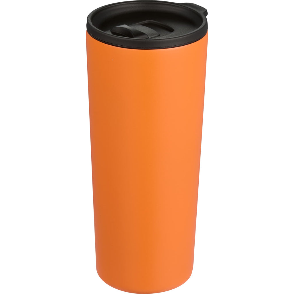 Leeston Copper Insulated Tumbler with Slide Lid, 24 oz - Orange - Front