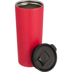 Leeston Copper Insulated Tumbler with Slide Lid, 24 oz - Red - Alternate Lid 2