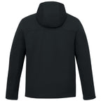 Lefroy Recycled Softshell Jacket with Hood for Men Laser Engraving - Navy - Back