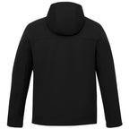 Lefroy Recycled Softshell Jacket with Hood for Men Transfer - Black - Back