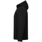 Lefroy Recycled Softshell Jacket with Hood for Men Transfer - Black - Left Side