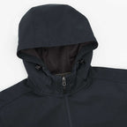 Lefroy Recycled Softshell Jacket with Hood for Men Transfer - Navy - Detail Hood