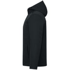 Lefroy Recycled Softshell Jacket with Hood for Men Transfer - Navy - Left Side