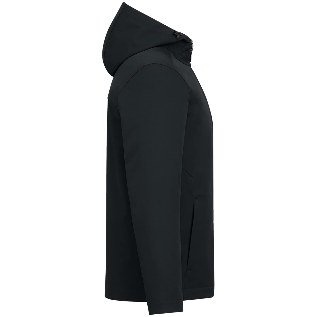Lefroy Recycled Softshell Jacket with Hood for Men Transfer - Navy - Right Side