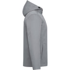 Lefroy Recycled Softshell Jacket with Hood for Men Transfer - Quarry - Right Side