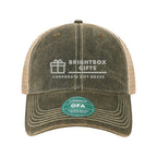 LEGACY Old Favorite Trucker Cap Embroidery - Black/ Khaki - Front