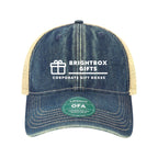 LEGACY Old Favorite Trucker Cap Embroidery - Blue Denim/ Khaki - Front