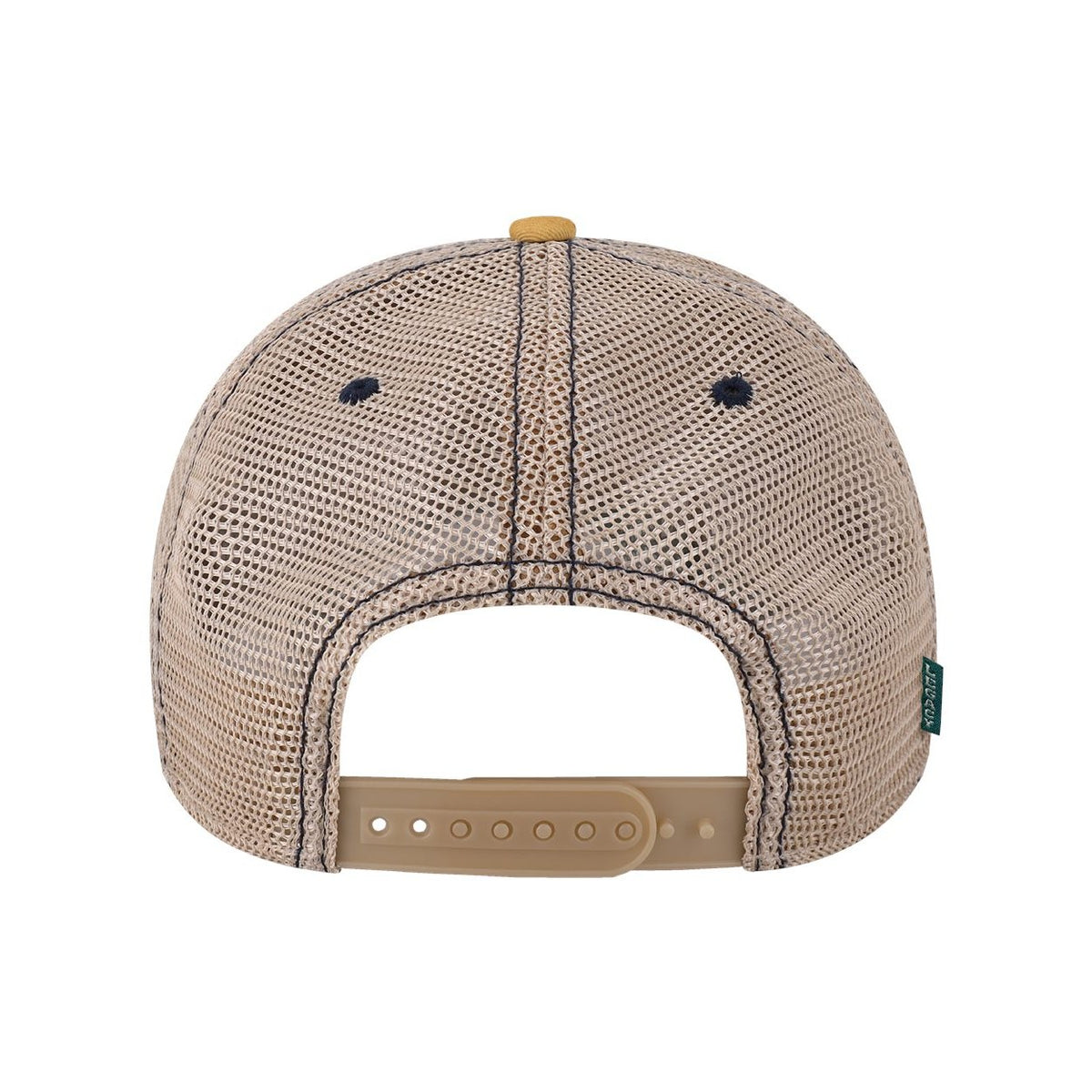LEGACY Old Favorite Trucker Cap Embroidery - Blue Stripe/ Khaki - Back