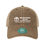 LEGACY Old Favorite Trucker Cap Embroidery - Brown/ Khaki - Front
