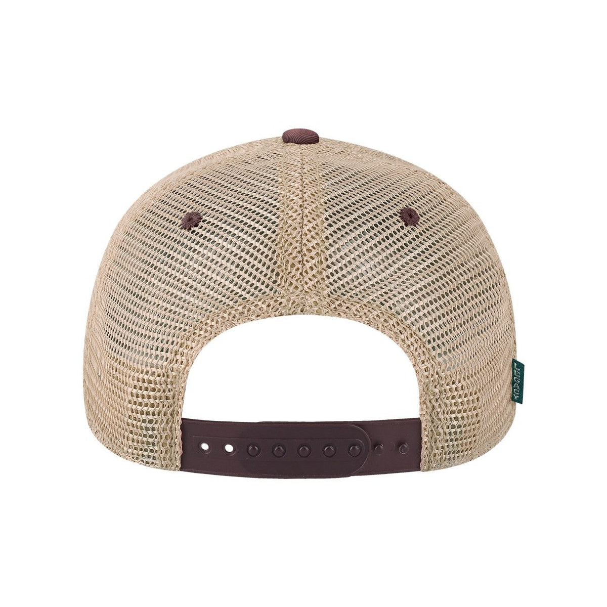 LEGACY Old Favorite Trucker Cap Embroidery - Burgundy/ Khaki - Back