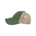 LEGACY Old Favorite Trucker Cap Embroidery - Dark Green/ Khaki - Direct Side