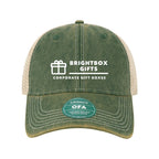 LEGACY Old Favorite Trucker Cap Embroidery - Dark Green/ Khaki - Front