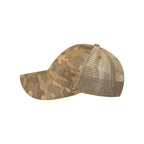 LEGACY Old Favorite Trucker Cap Embroidery - Desert Field Camo/ Java - Direct Side