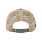 LEGACY Old Favorite Trucker Cap Embroidery - Grey/ Khaki - Back