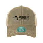 LEGACY Old Favorite Trucker Cap Embroidery - Grey/ Khaki - Front