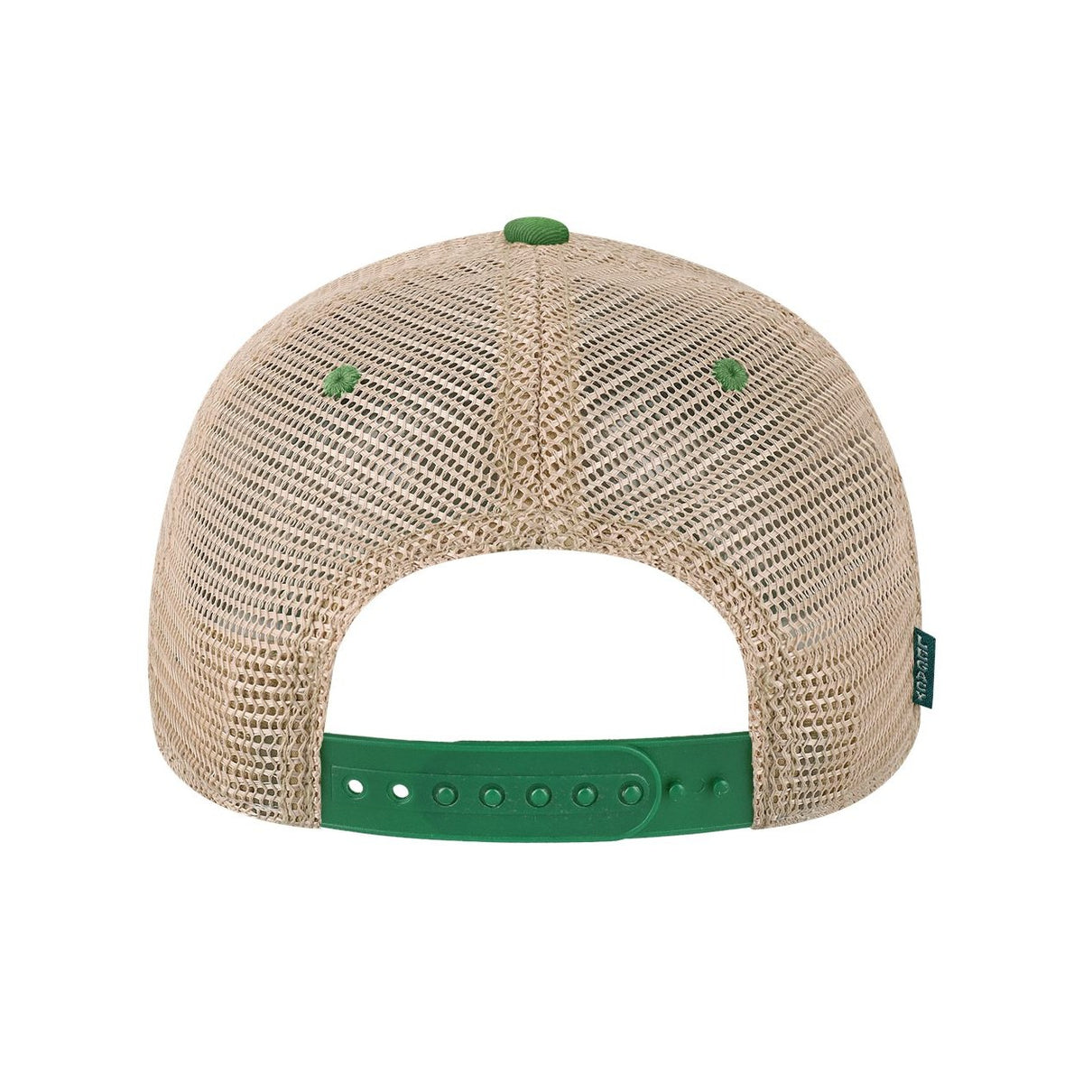 LEGACY Old Favorite Trucker Cap Embroidery - Kelly Green/ Khaki - Back