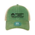 LEGACY Old Favorite Trucker Cap Embroidery - Kelly Green/ Khaki - Front