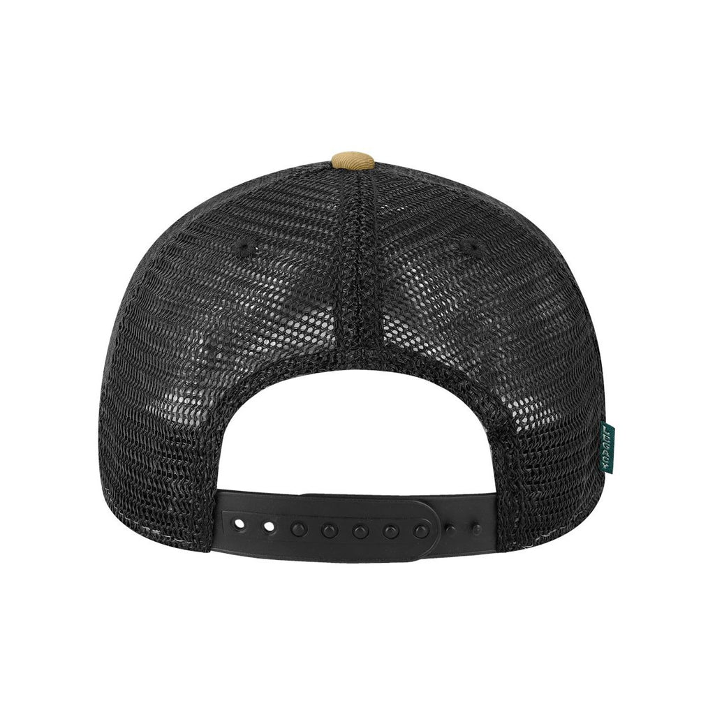LEGACY Old Favorite Trucker Cap Embroidery - Khaki/ Black - Back